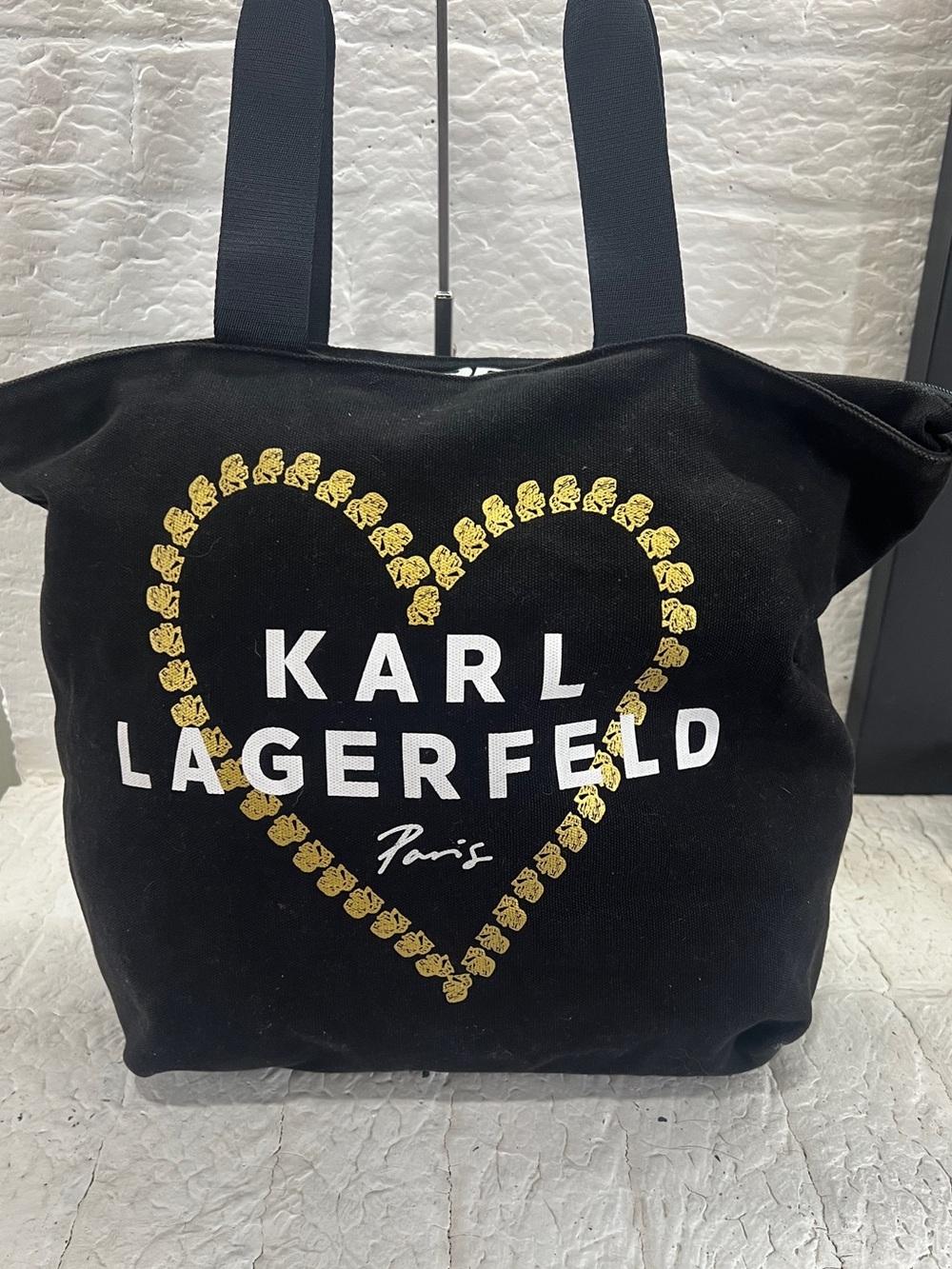 Karl Lagerfeld Paris Kristen Canvas Large Tote